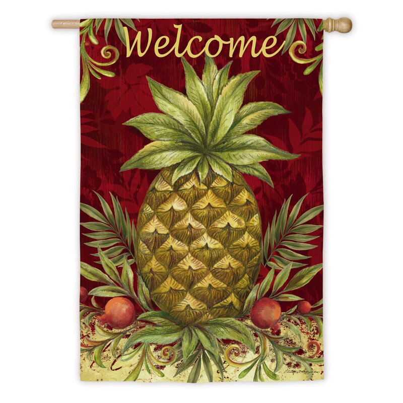 Evergreen Enterprises Inc Welcome Pineapple Garden Flag Wayfair